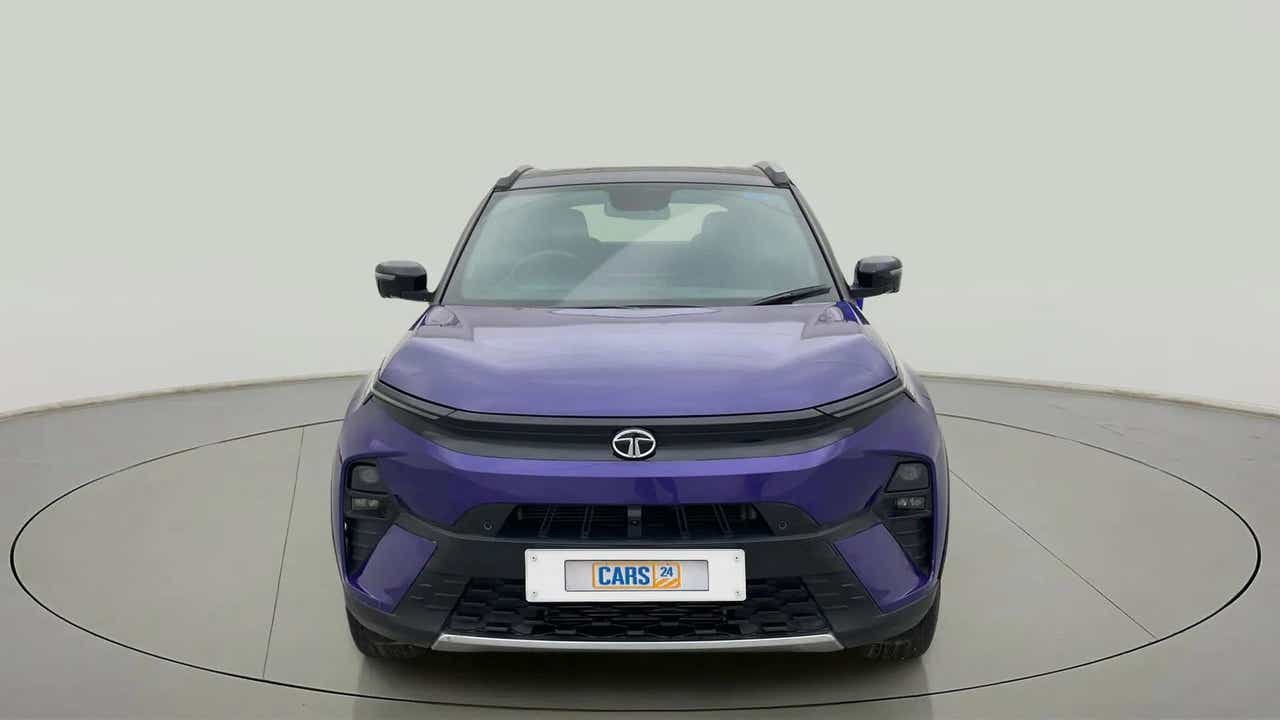 Front view of a Tata Nexon 2017-2023