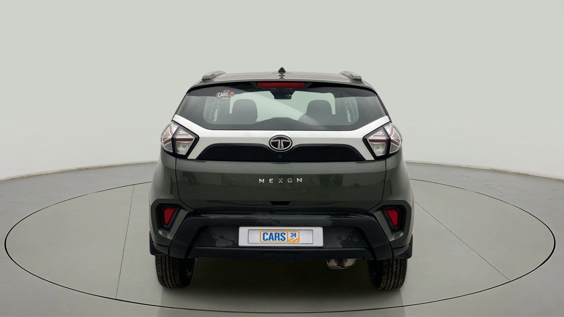 Rear view of a Tata Nexon 2017-2023