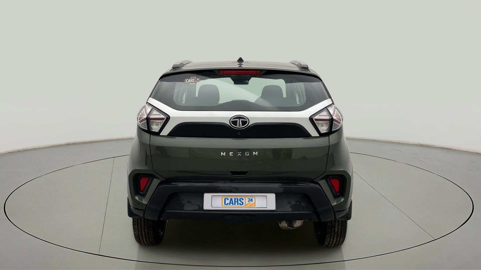 Rear view of a Tata Nexon 2017-2023