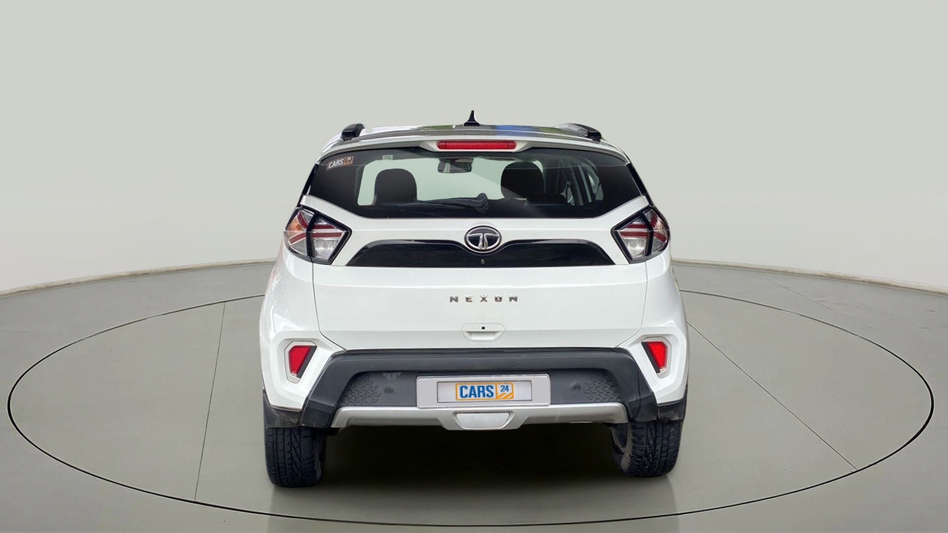 Rear view of a Tata Nexon 2017-2023
