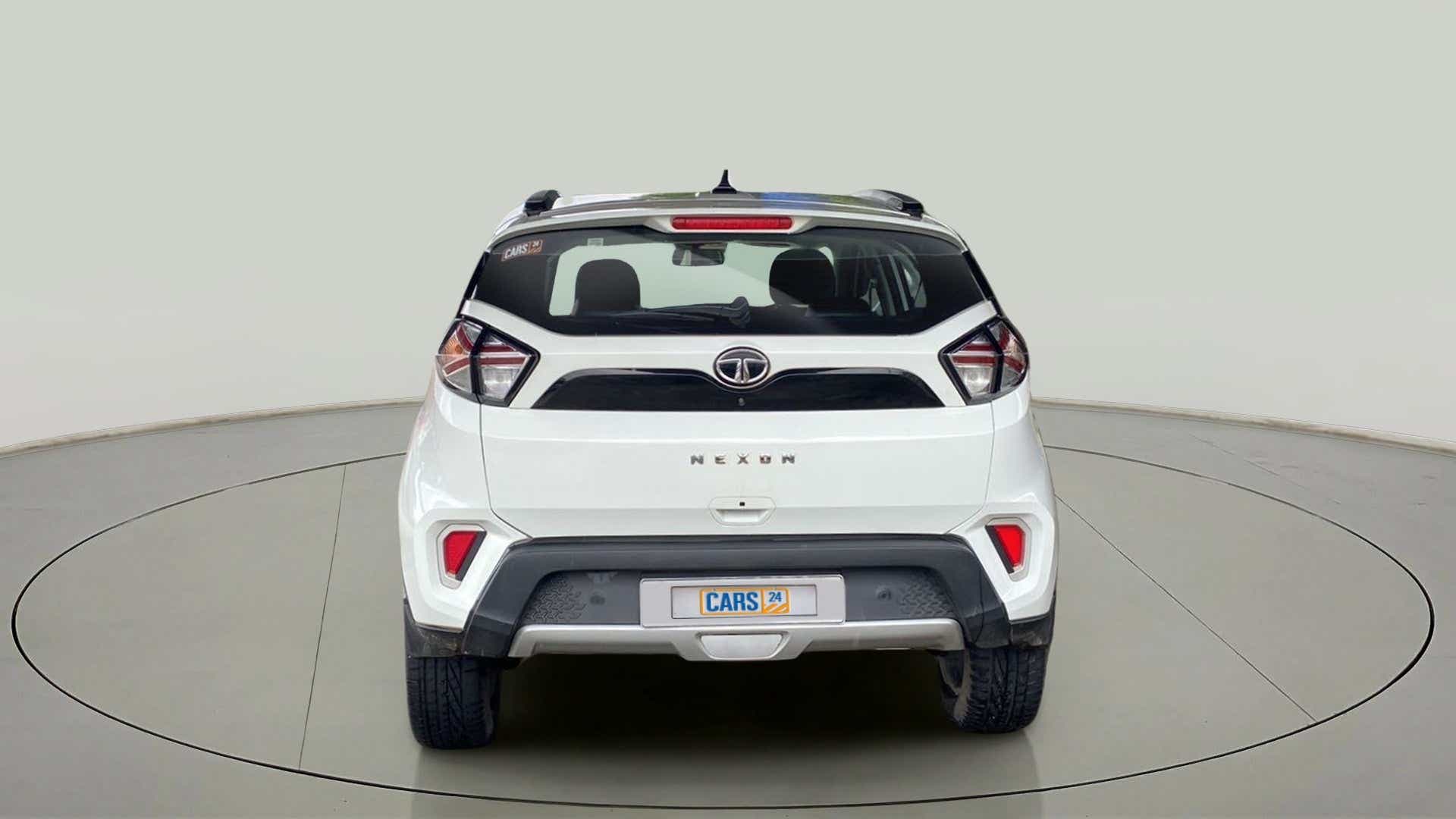 Rear view of a Tata Nexon 2017-2023
