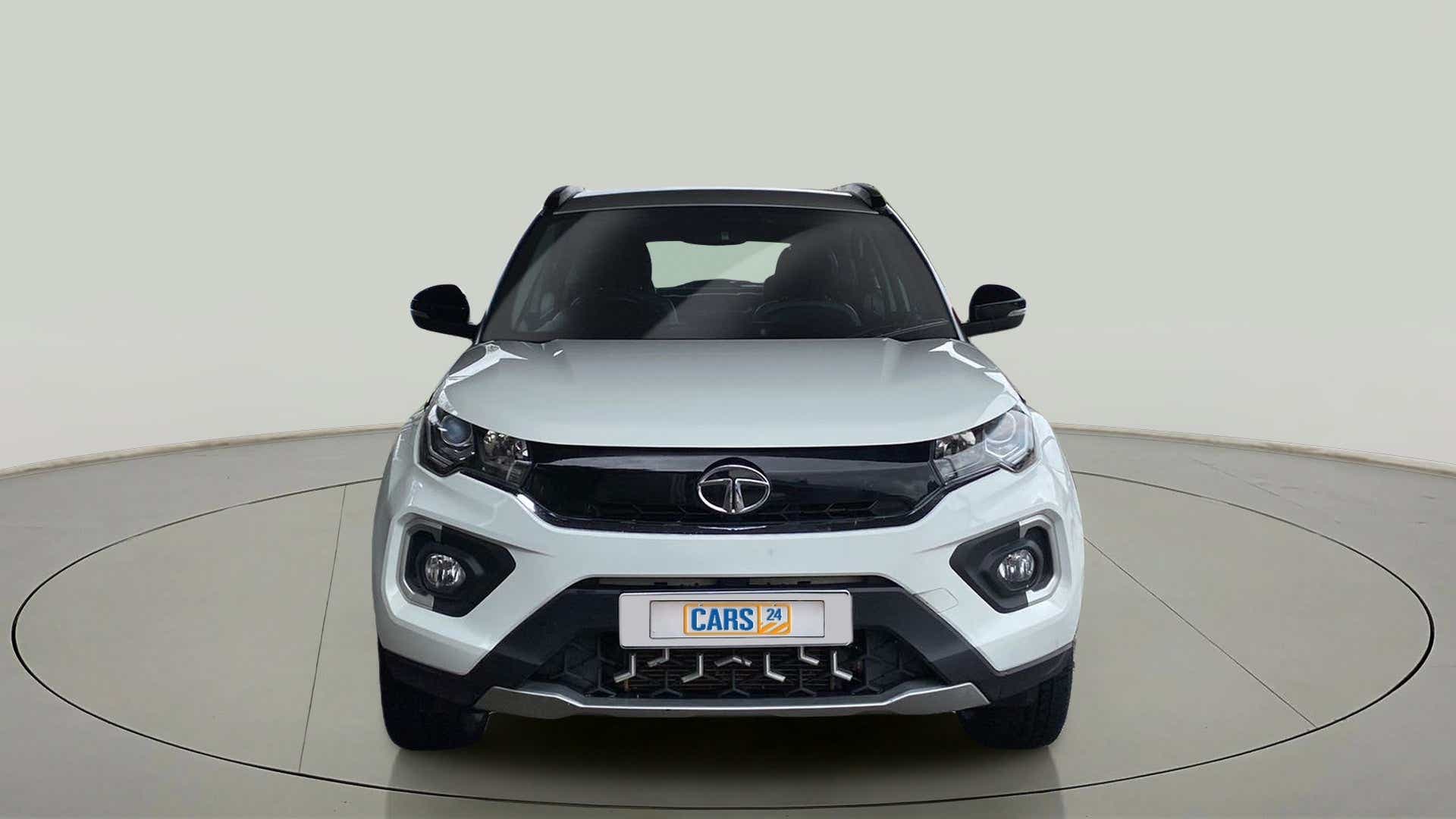 Front view of a Tata Nexon 2017-2023