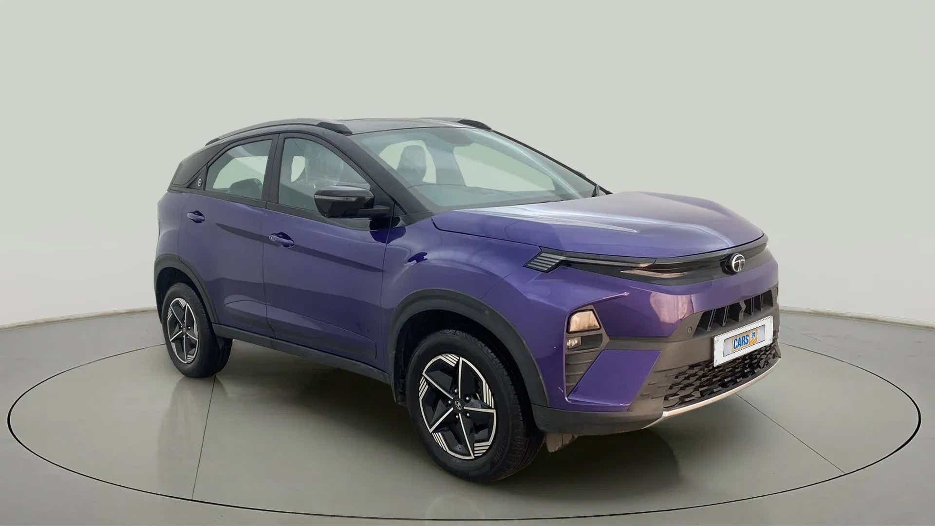 Front three quarter view of a Tata Nexon
