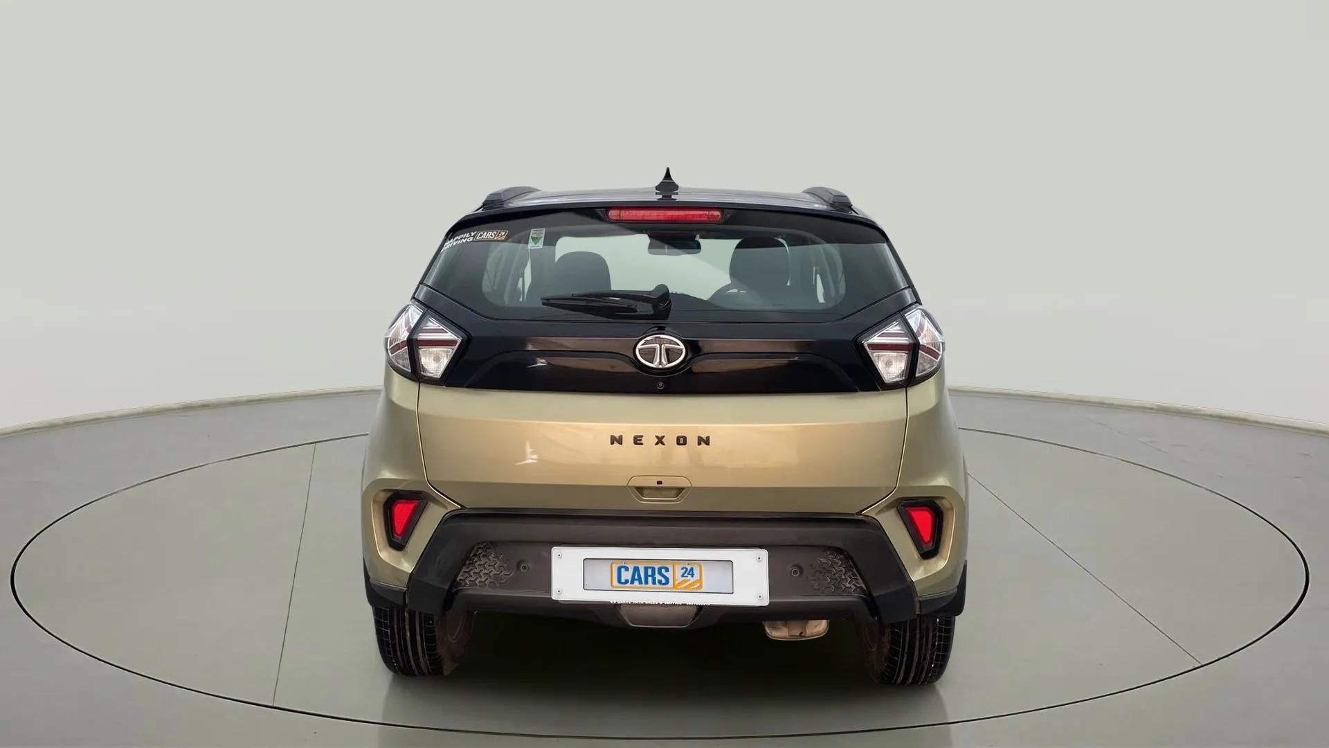 Rear view of a Tata Nexon 2017-2023