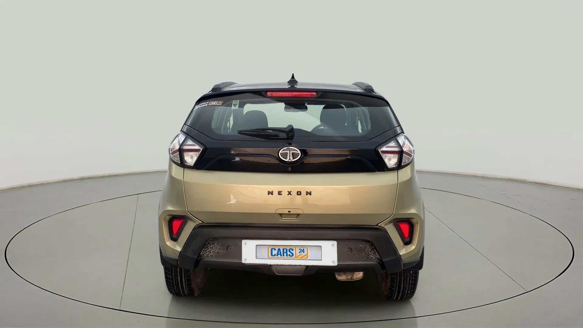 Rear view of a Tata Nexon 2017-2023
