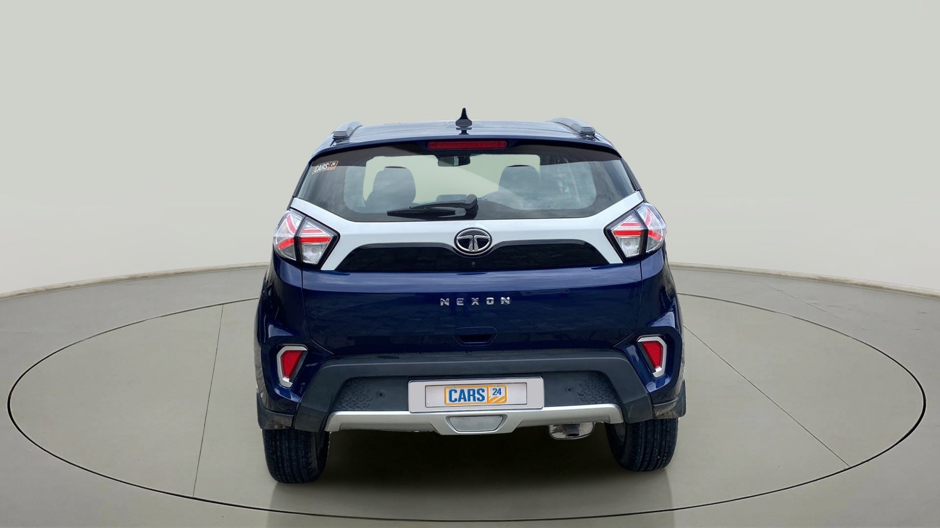 Rear view of a Tata Nexon 2017-2023