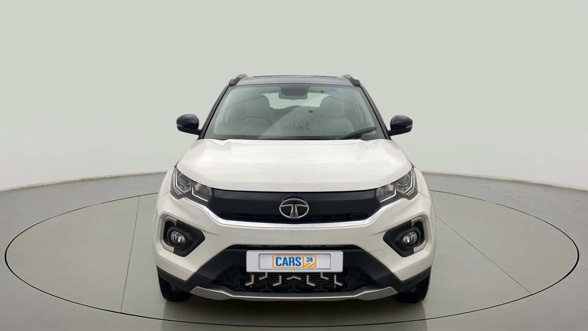 Front view of a Tata Nexon 2017-2023