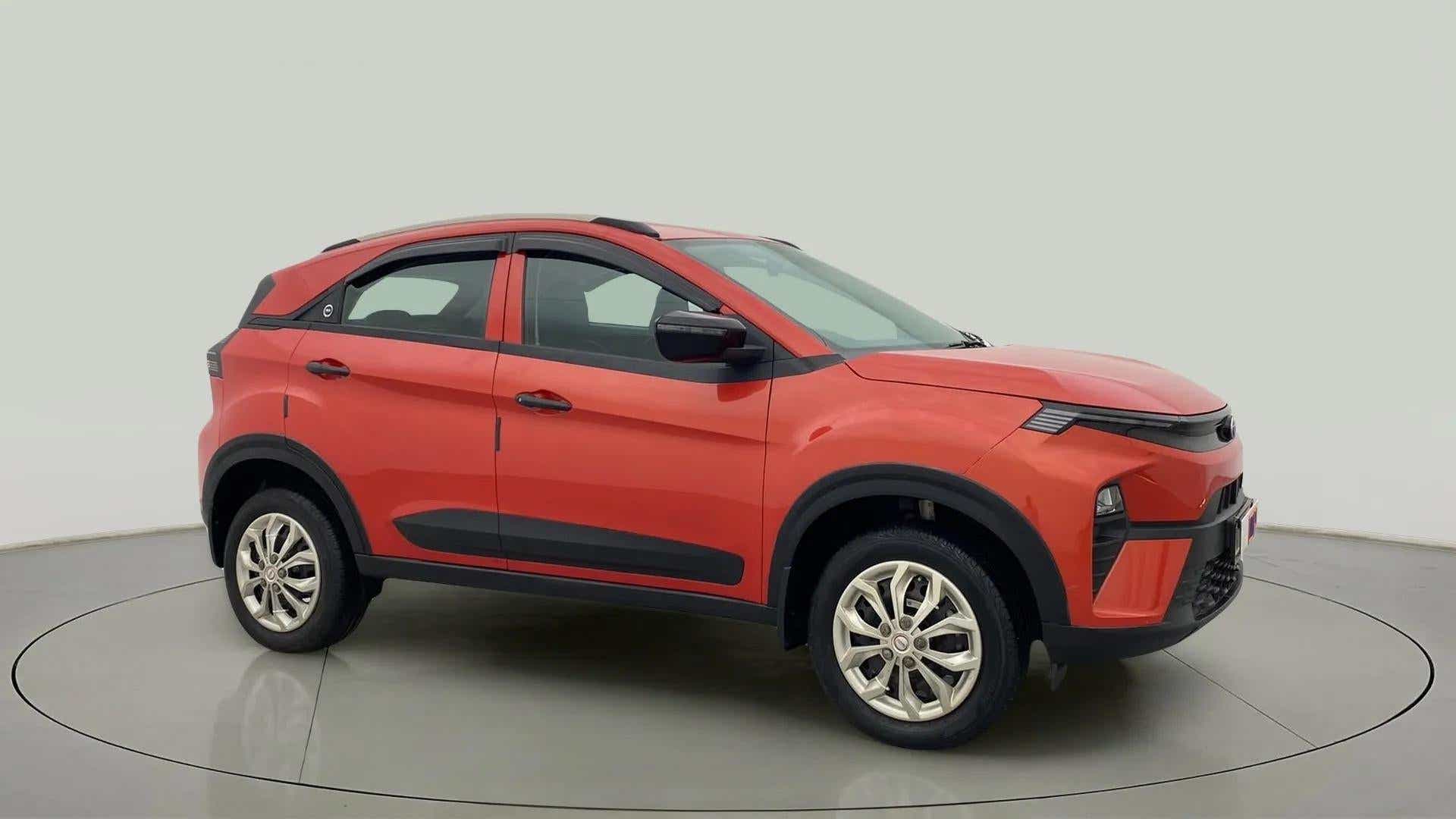Side view of a Tata Nexon