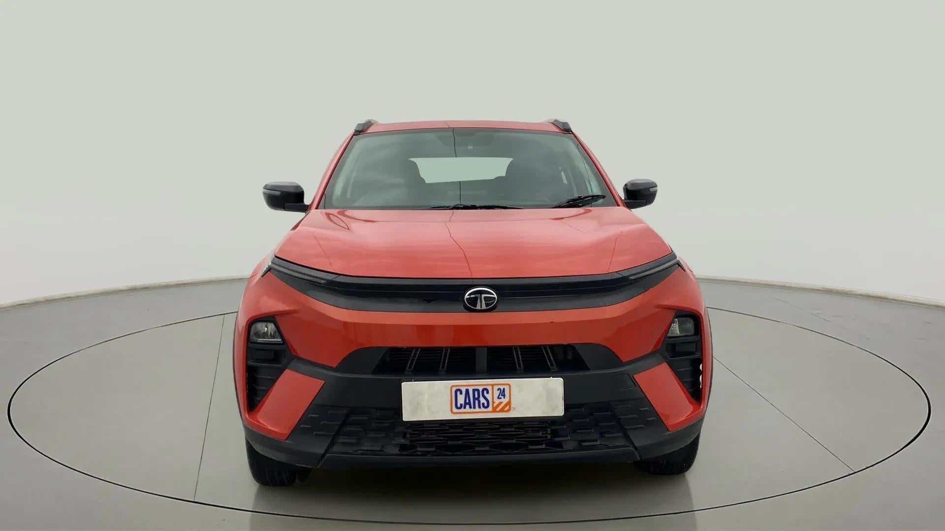 Front view of a Tata Nexon