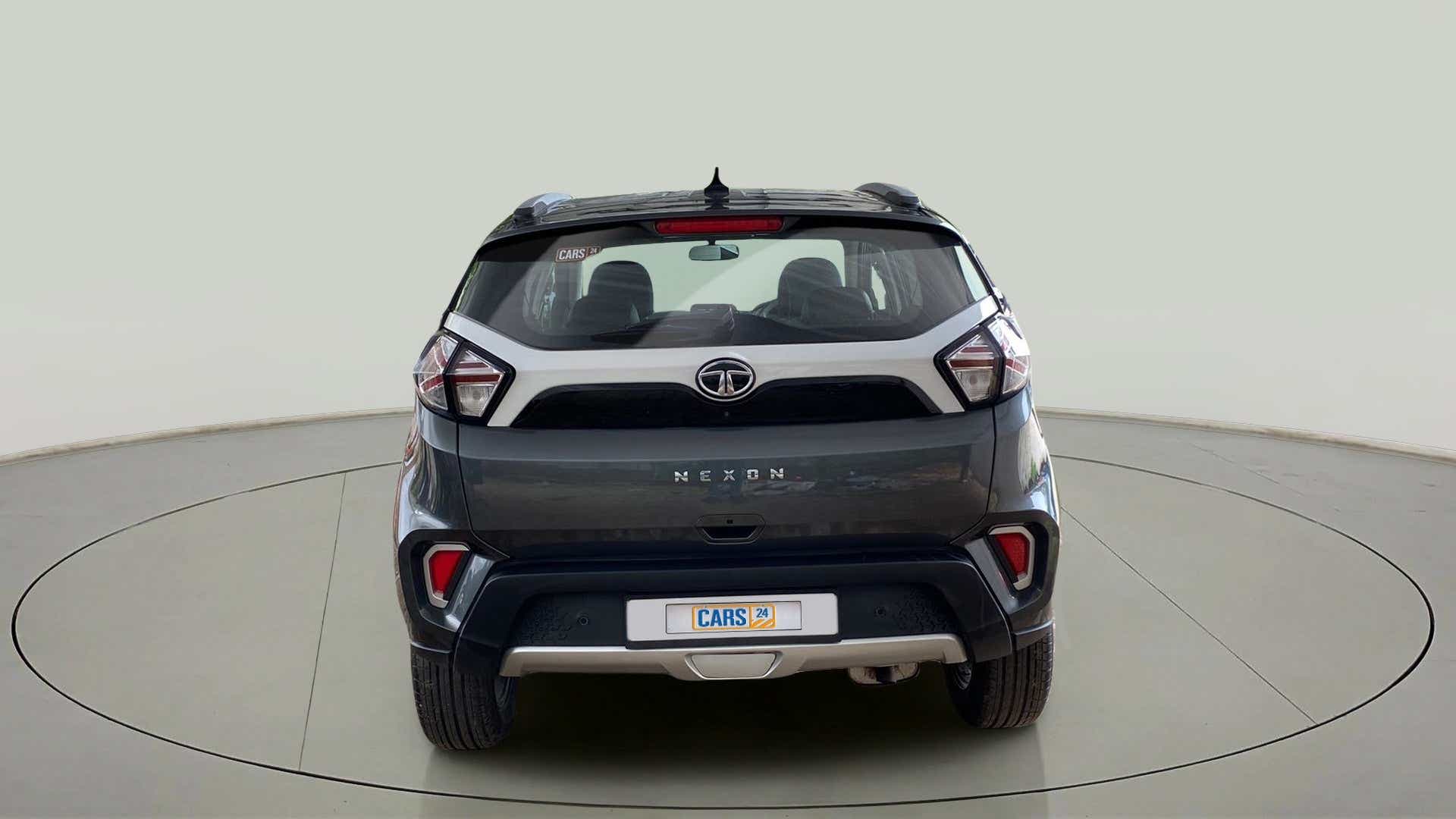 Rear view of a Tata Nexon 2017-2023