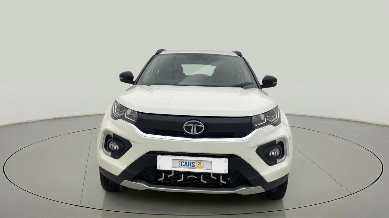 Front view of a Tata Nexon 2017-2023