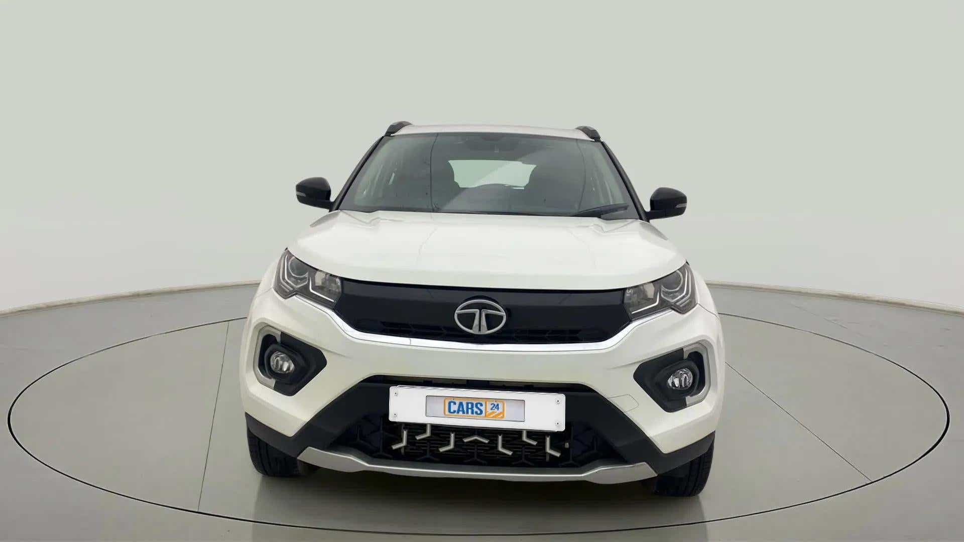 Front view of a Tata Nexon 2017-2023