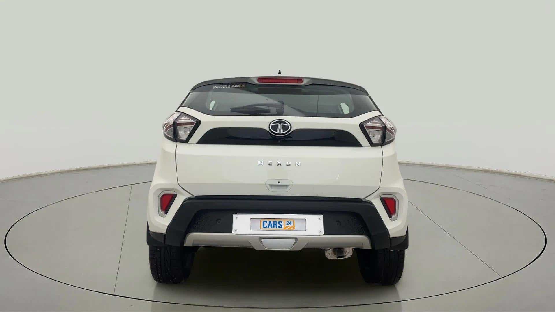 Rear view of a Tata Nexon 2017-2023