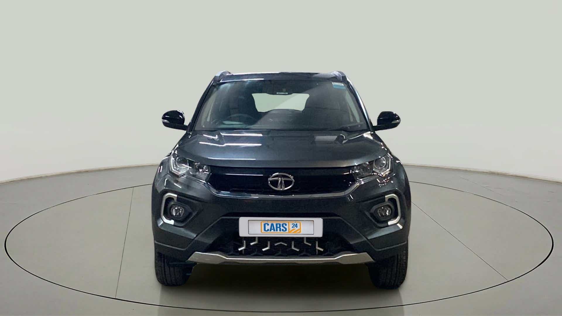 Front view of a Tata Nexon 2017-2023