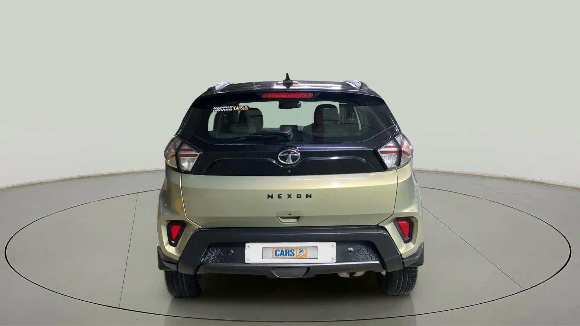 Rear view of a Tata Nexon 2017-2023