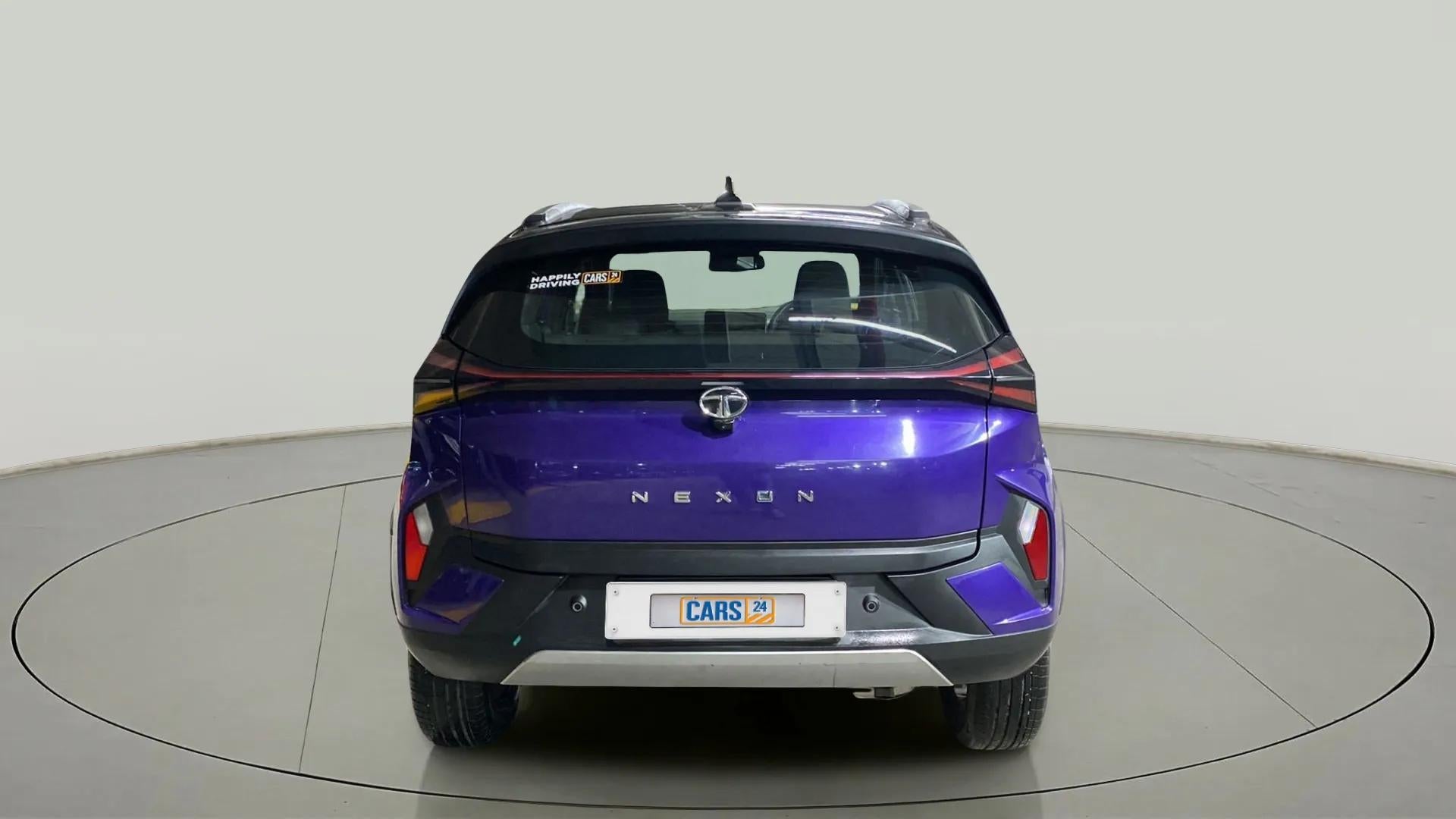 Rear view of a Tata Nexon 2017-2023