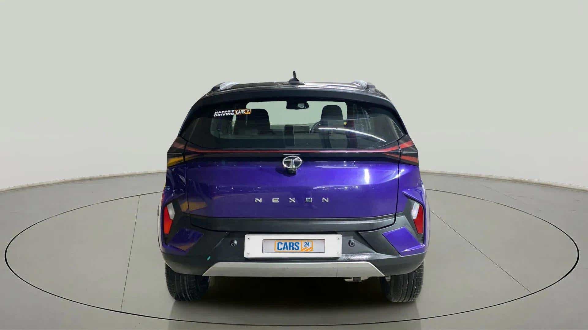 Rear view of a Tata Nexon 2017-2023