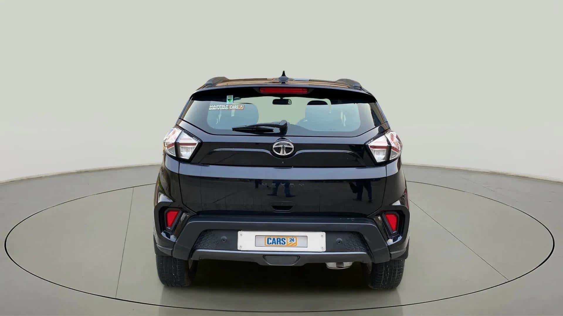 Rear view of a Tata Nexon 2017-2023