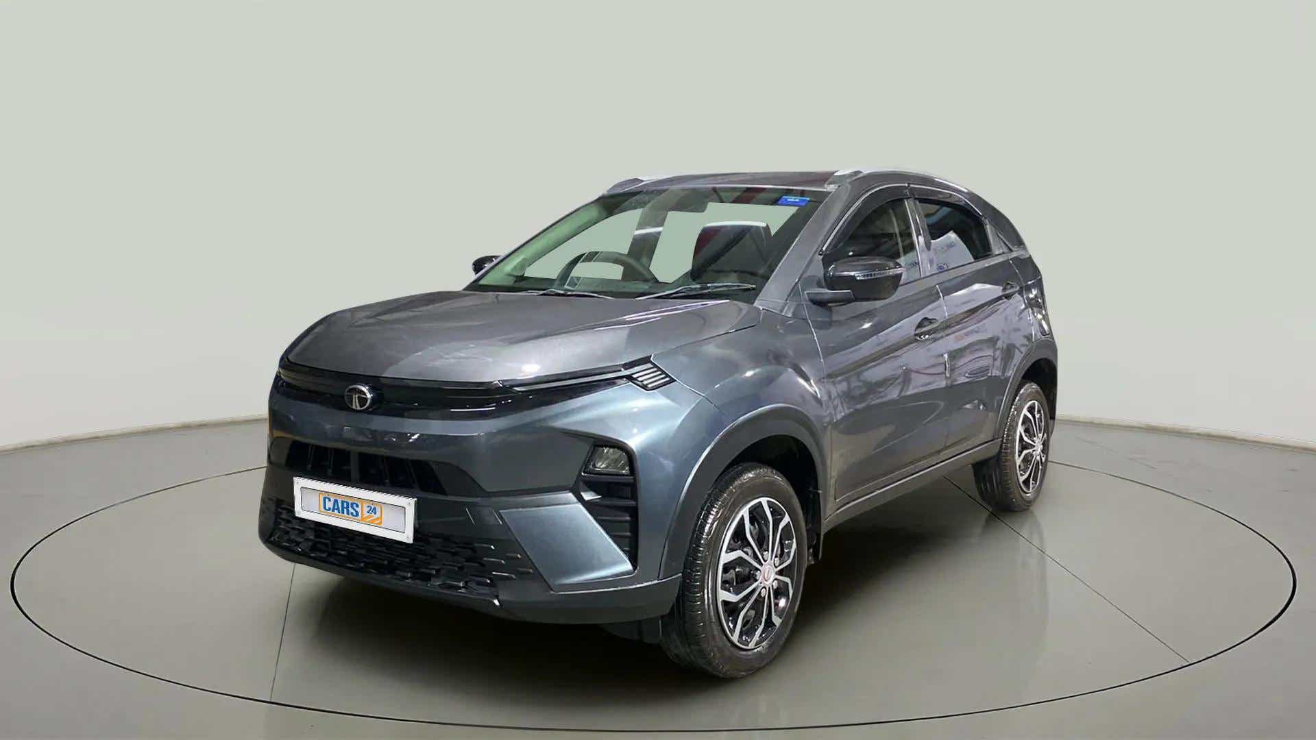Front three-quarter of a Tata Nexon