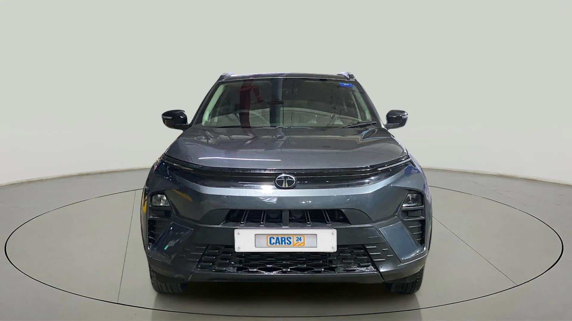 Front view of a Tata Nexon