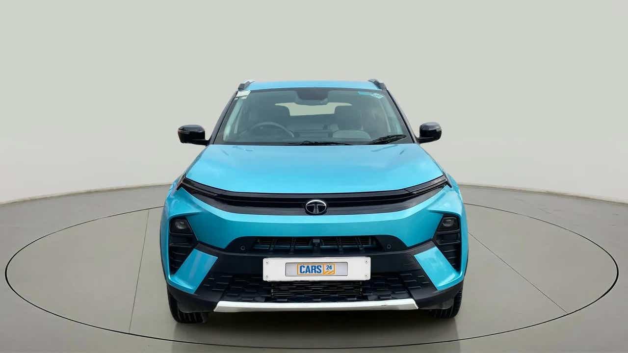 Front view of a Tata Nexon