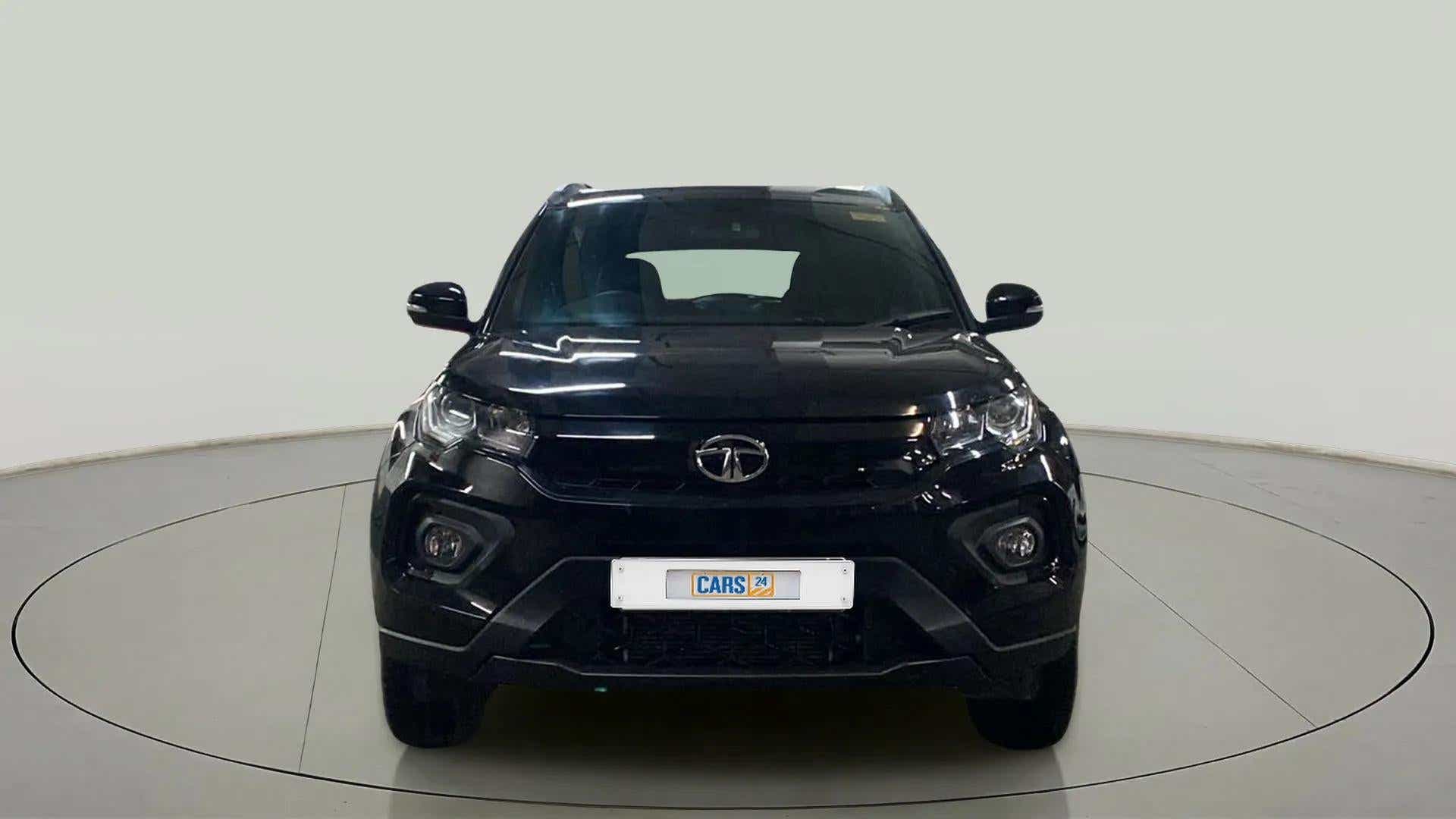 Front view of a Tata Nexon 2017-2023