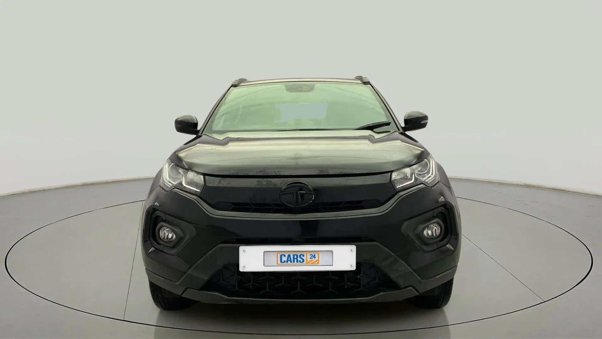 Front view of a Tata Nexon 2017-2023