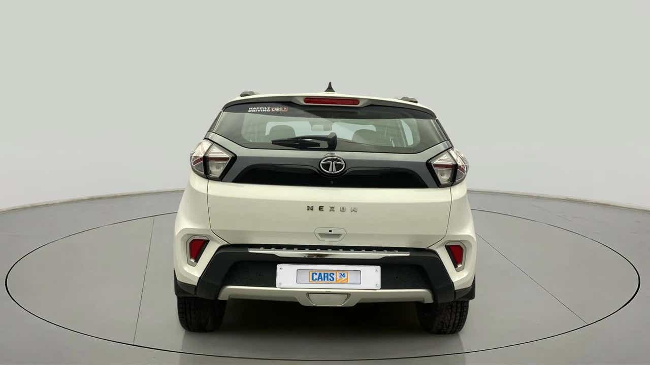 Rear view of a tata nexon 2017-2023