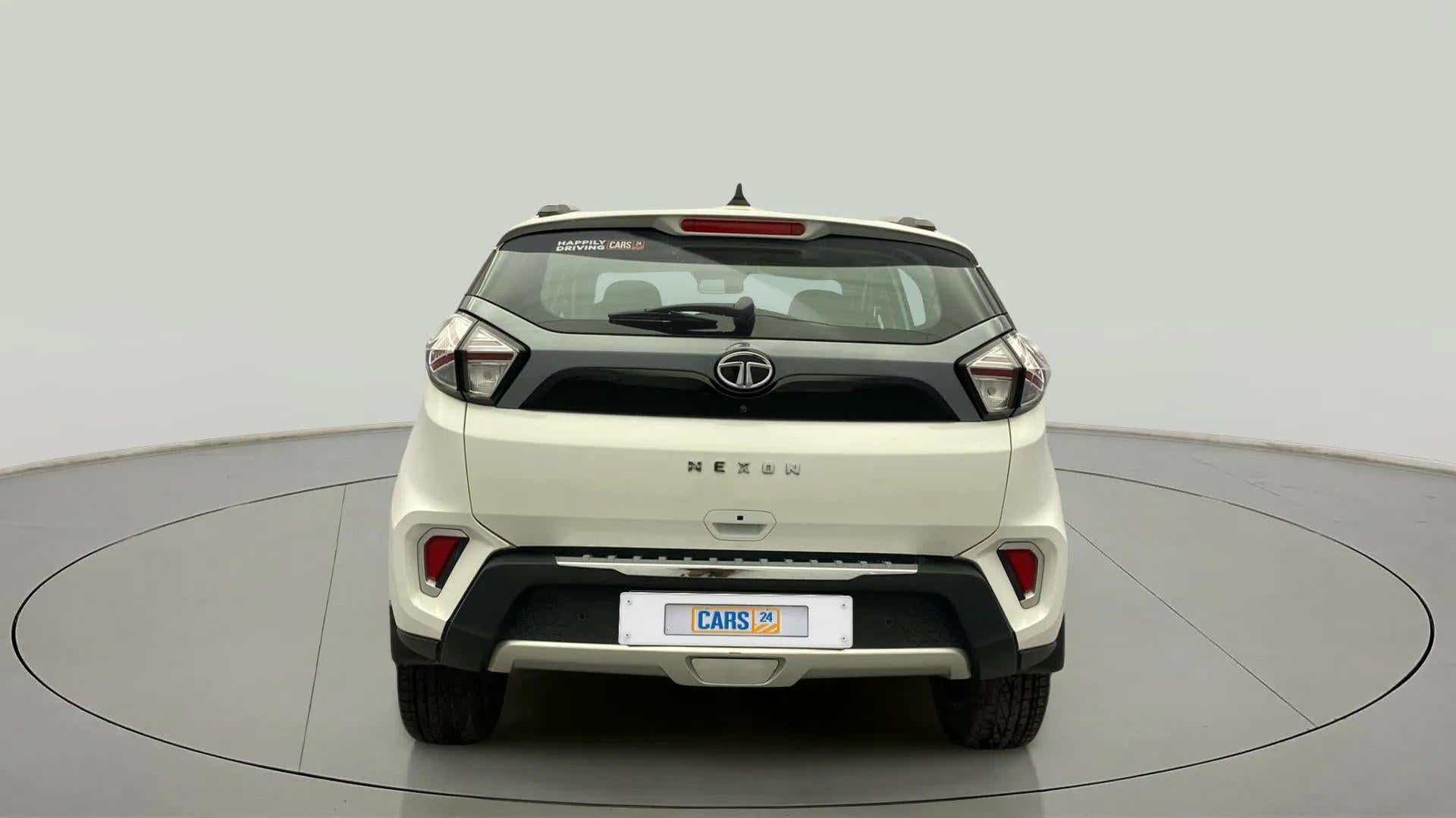 Rear view of a tata nexon 2017-2023