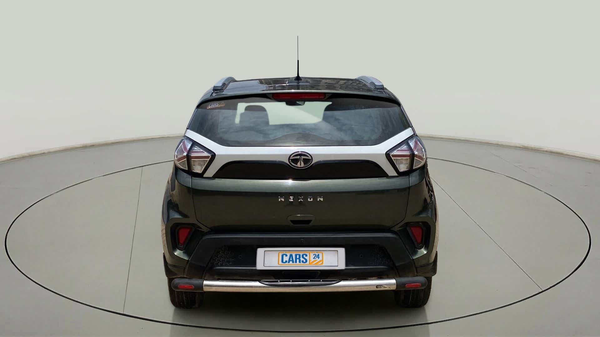 Rear view of a Tata Nexon 2017-2023