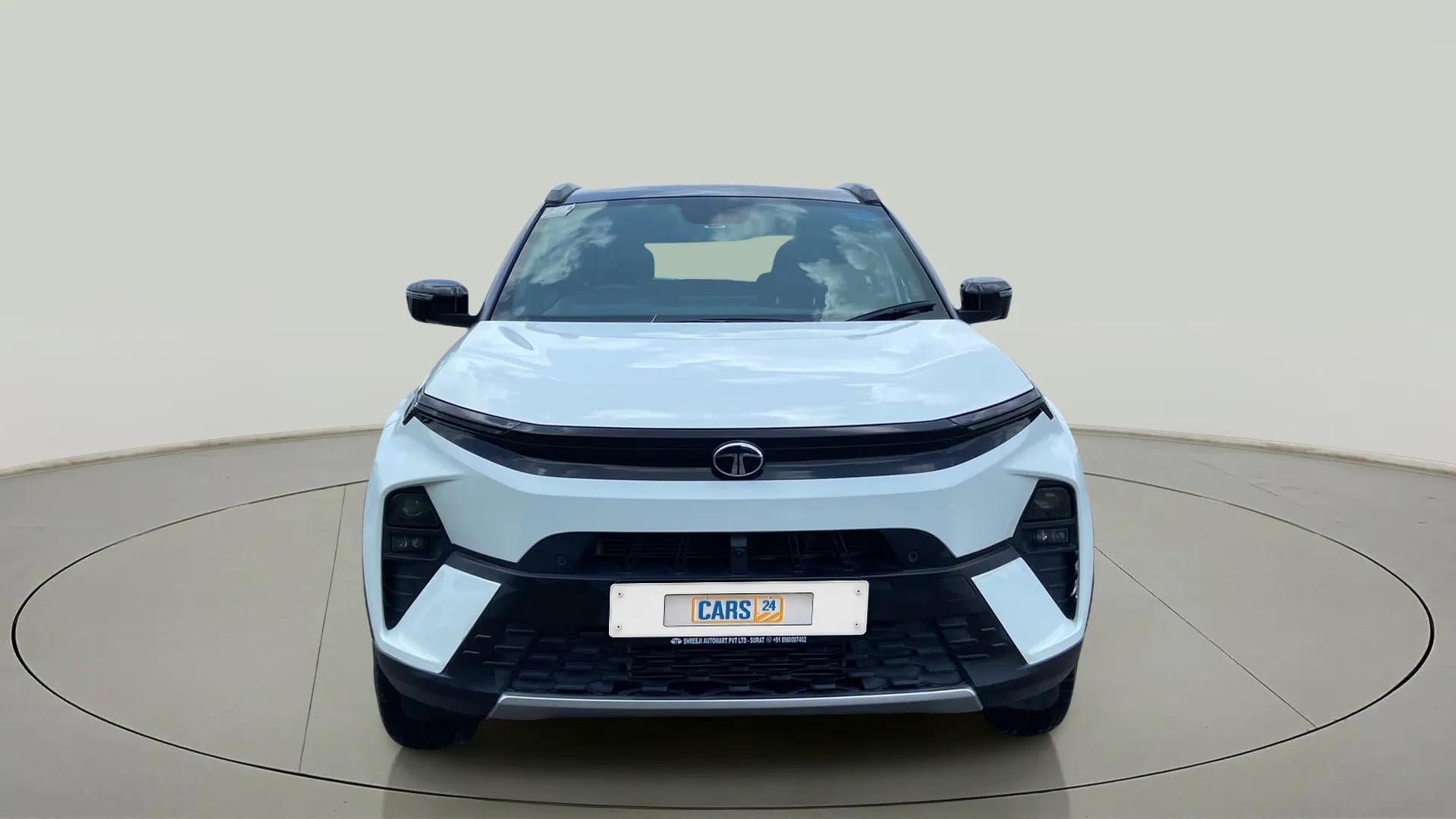 Front view of a Tata Nexon