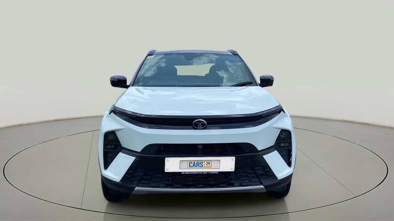 Front view of a Tata Nexon