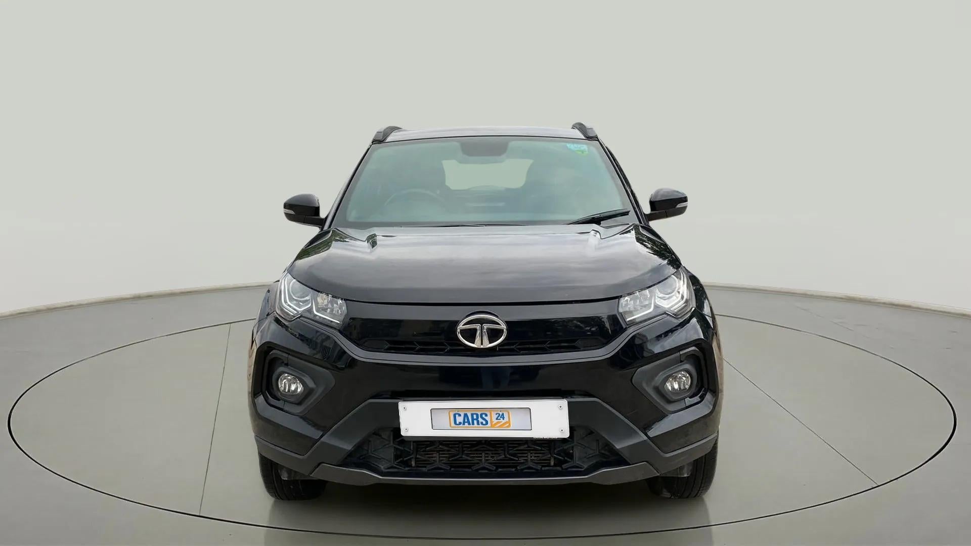 Front view of a Tata Nexon 2017-2023