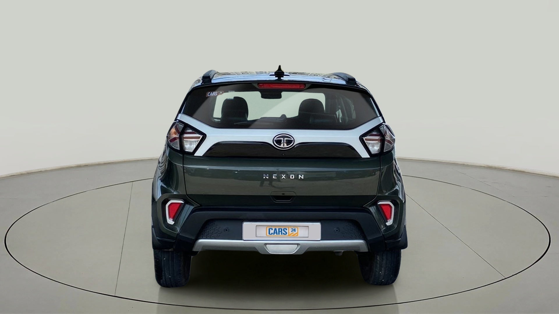Rear view of a Tata Nexon 2017-2023