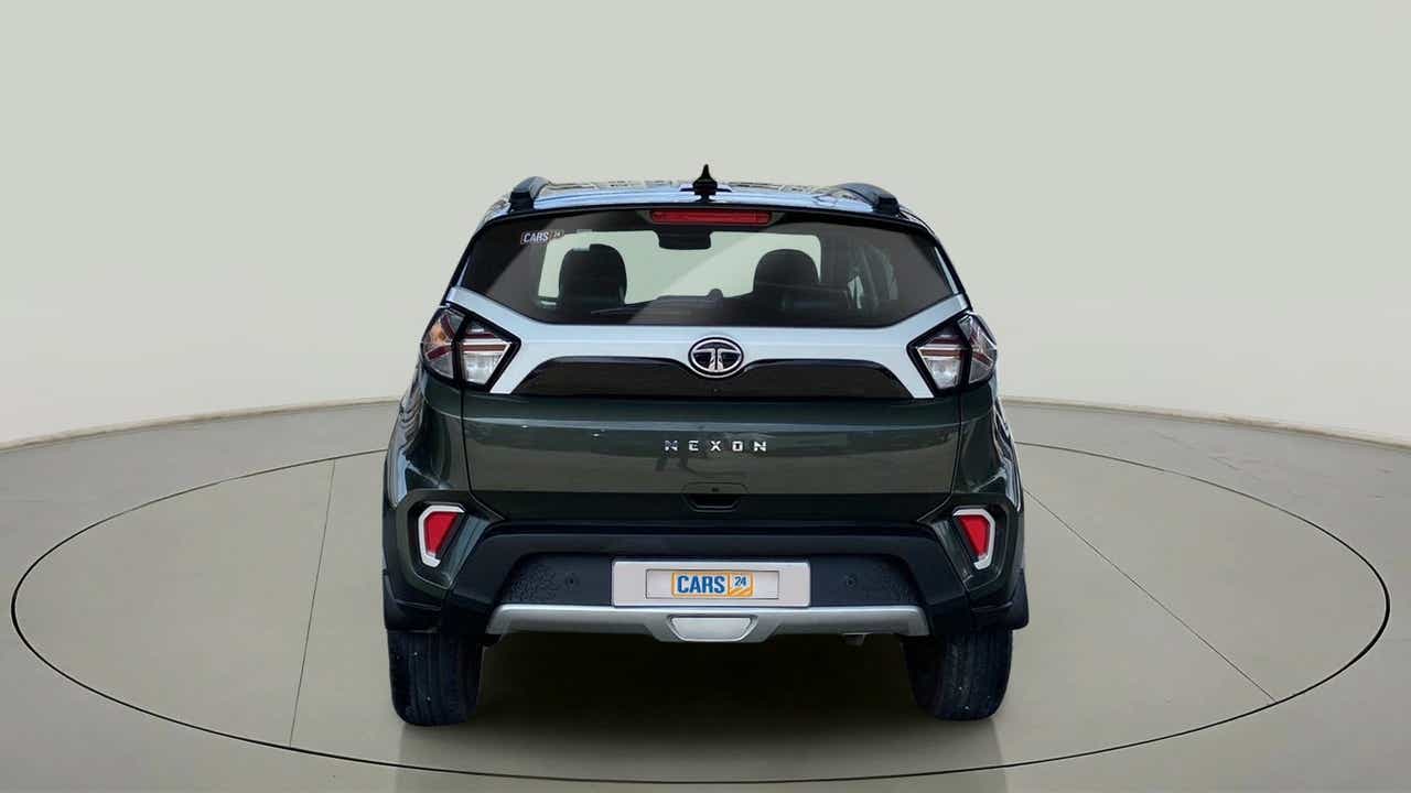 Rear view of a Tata Nexon 2017-2023
