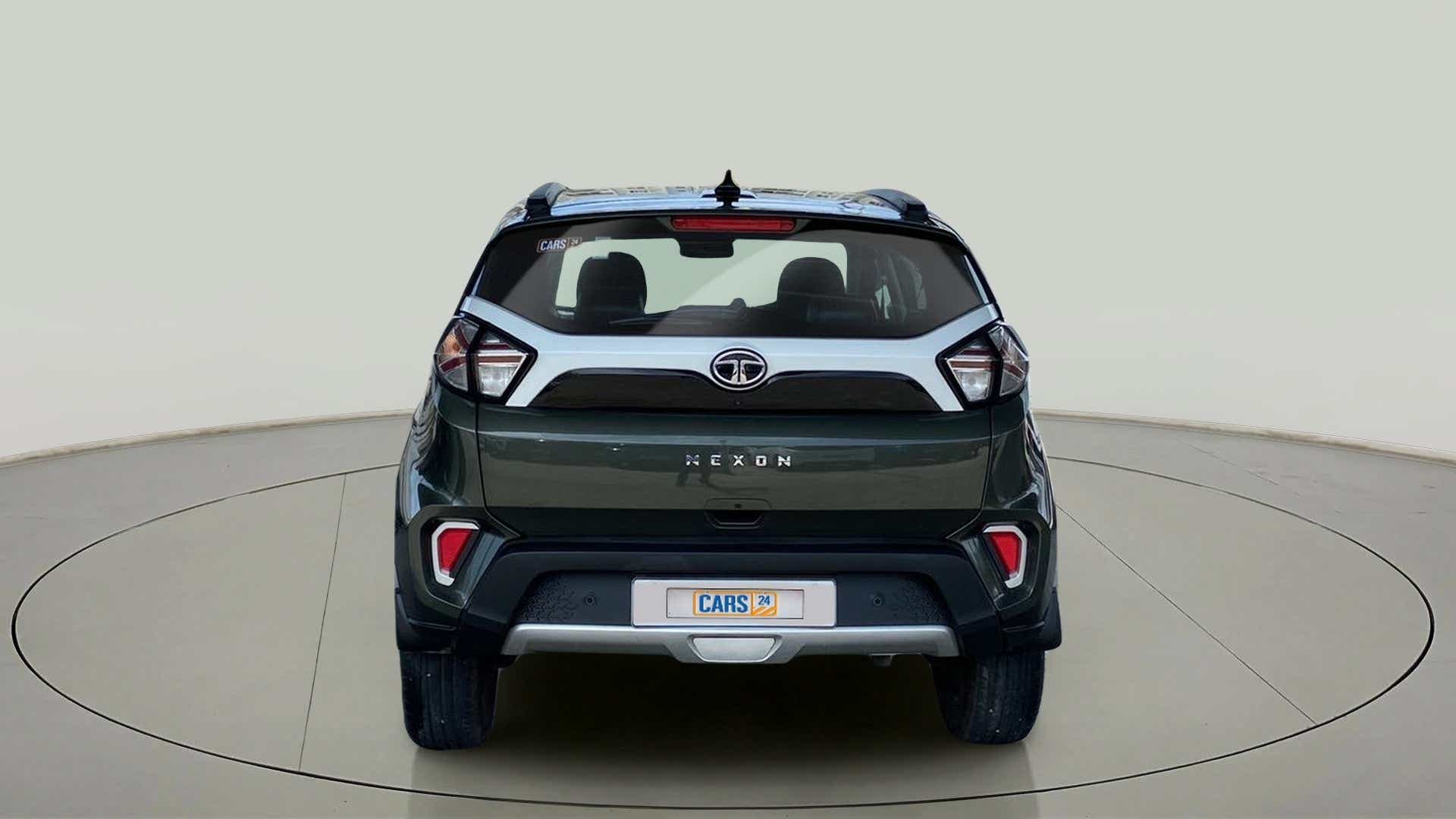 Rear view of a Tata Nexon 2017-2023