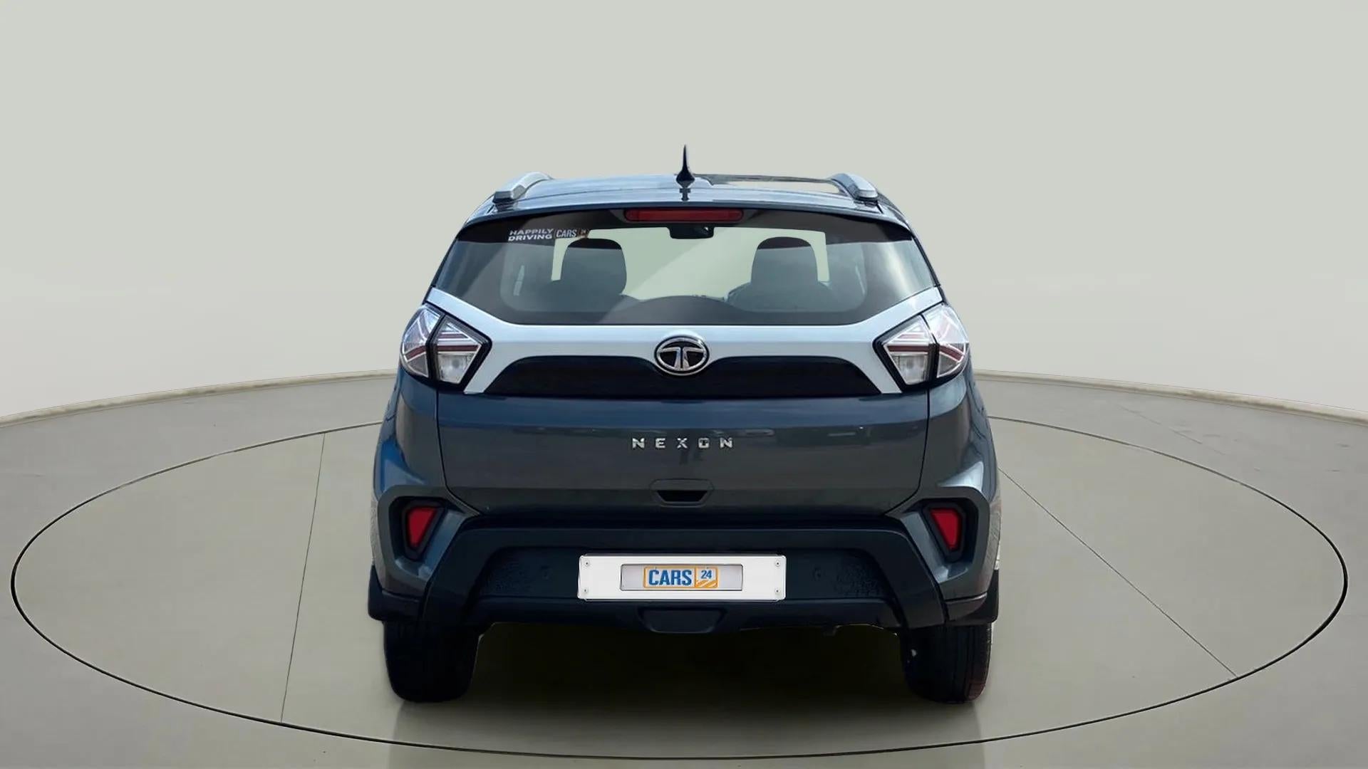 Rear view of a Tata Nexon 2017-2023