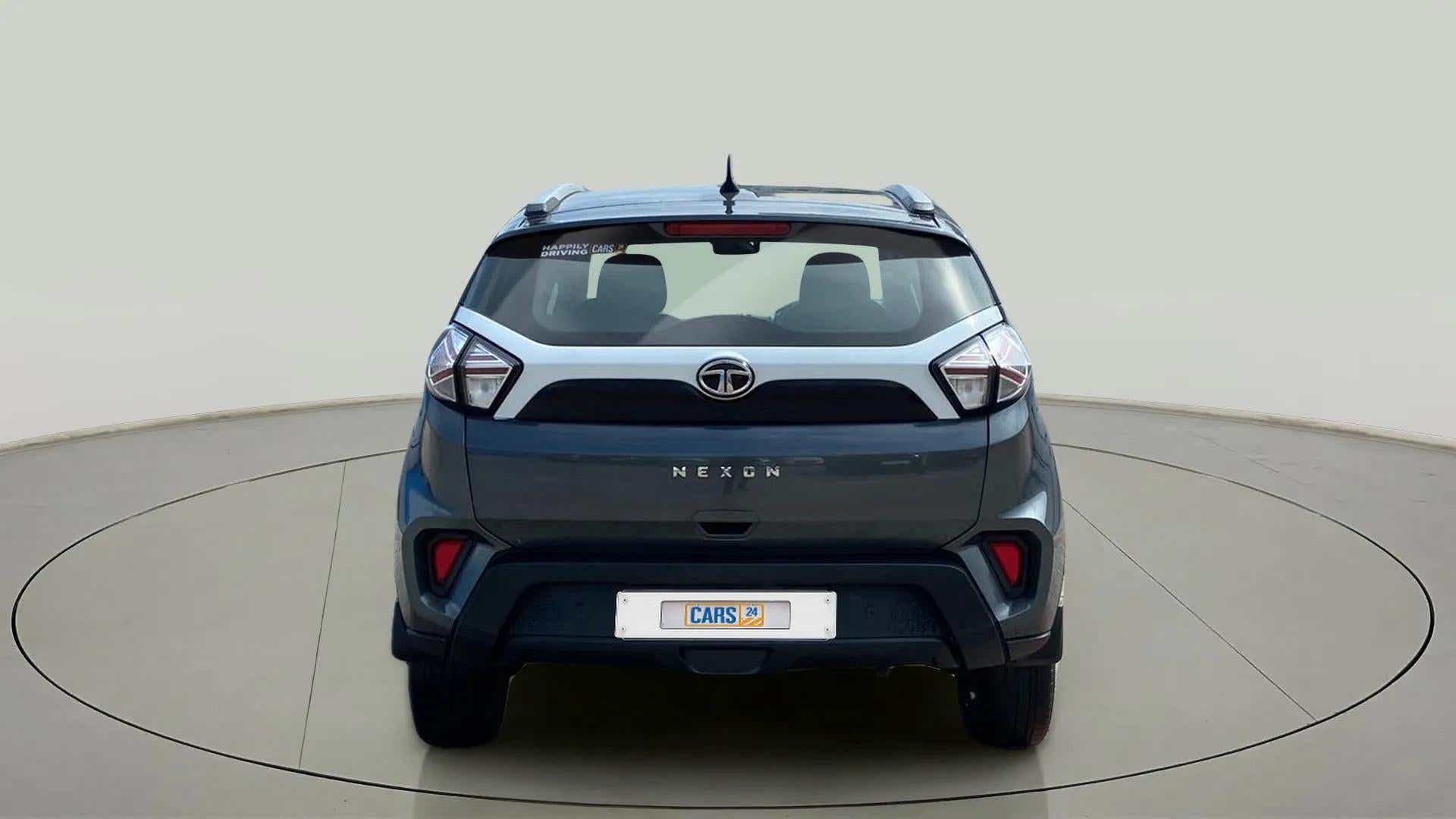 Rear view of a Tata Nexon 2017-2023