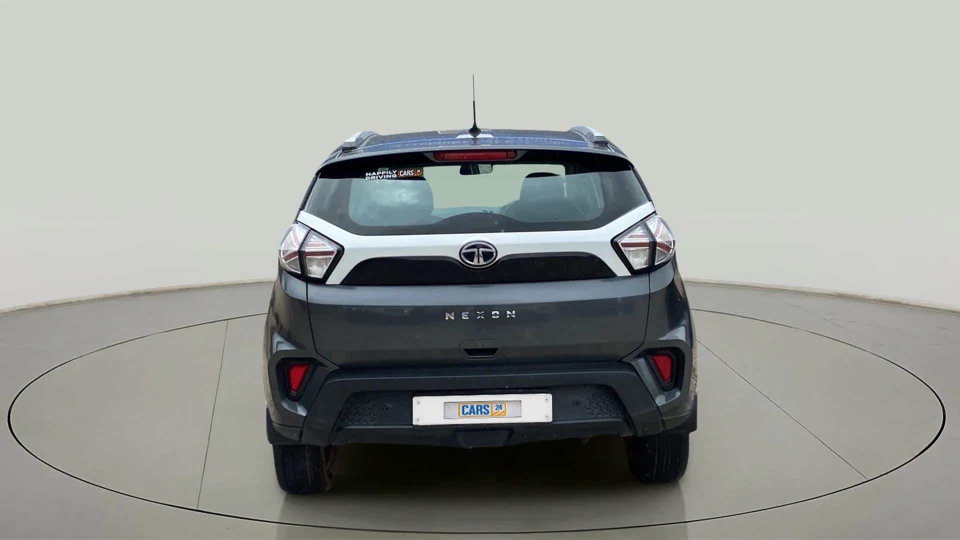 Rear view of a Tata Nexon 2017-2023