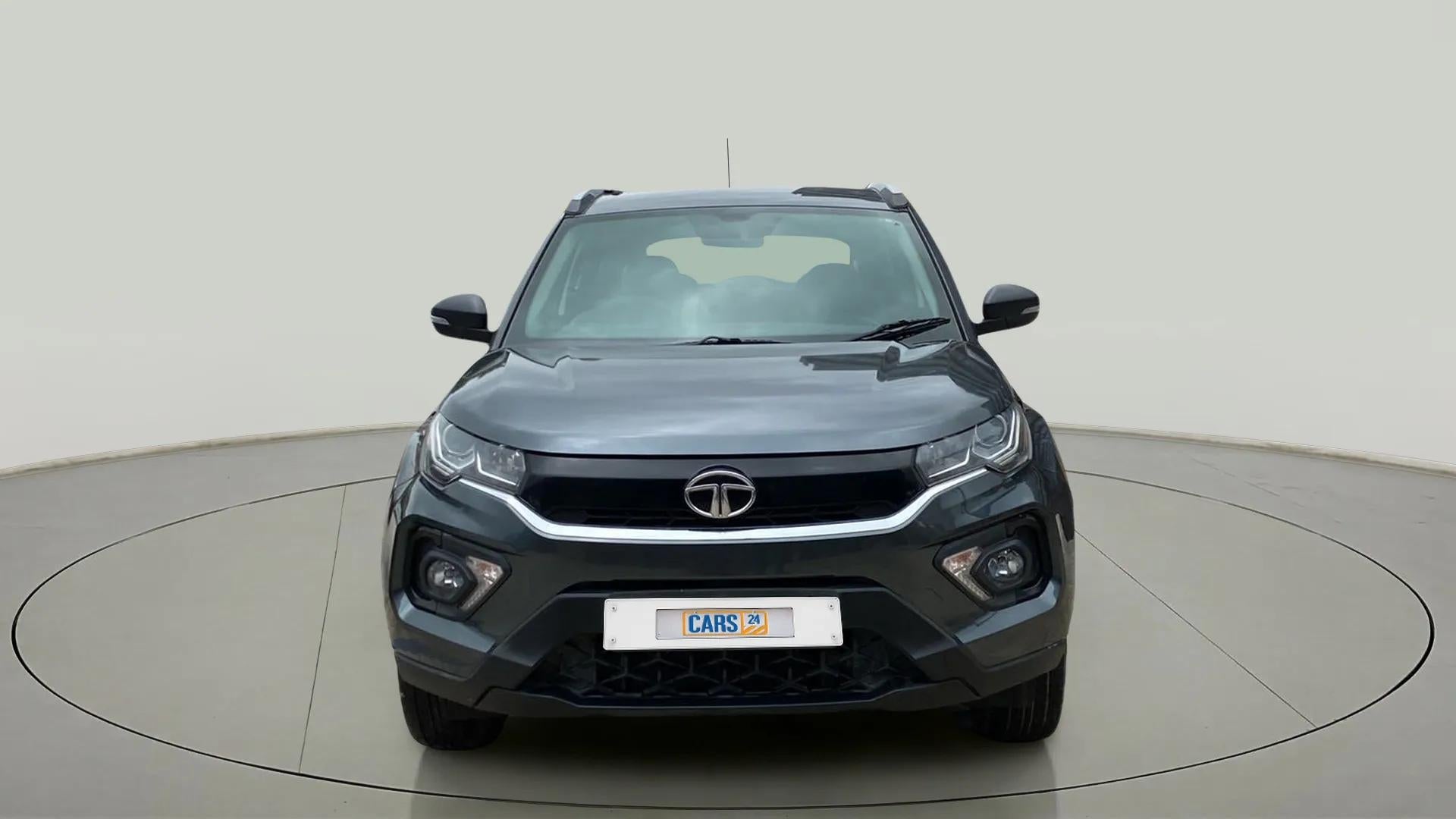Front view of a Tata Nexon 2017-2023