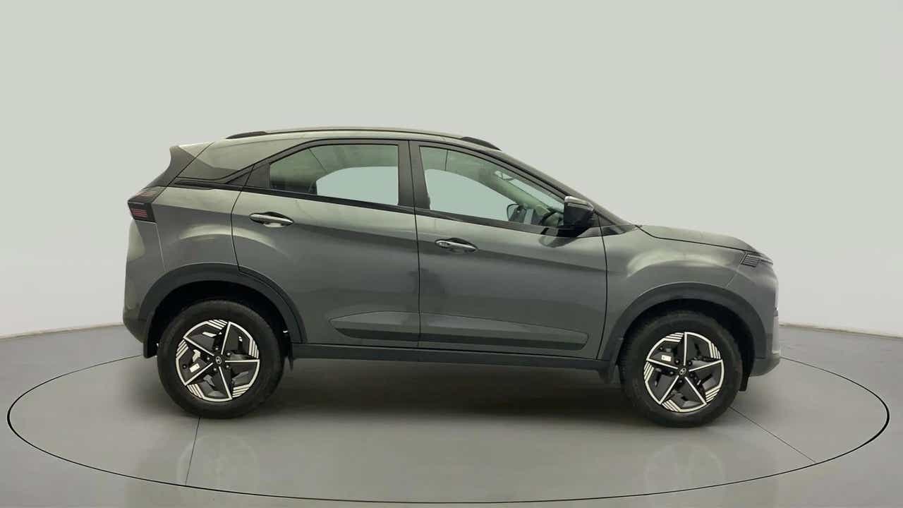 Side view of a tata nexon