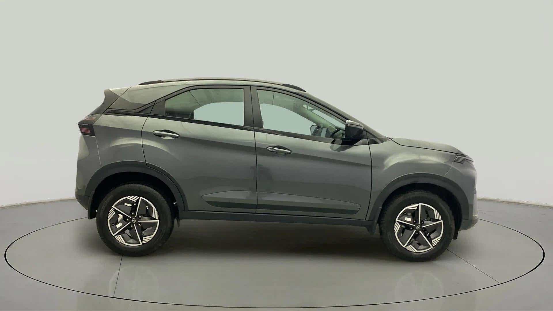 Side view of a tata nexon