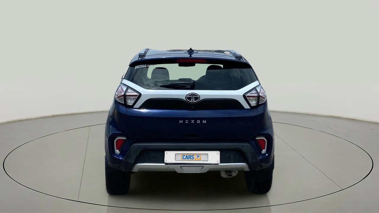 Rear view of a Tata Nexon 2017-2023