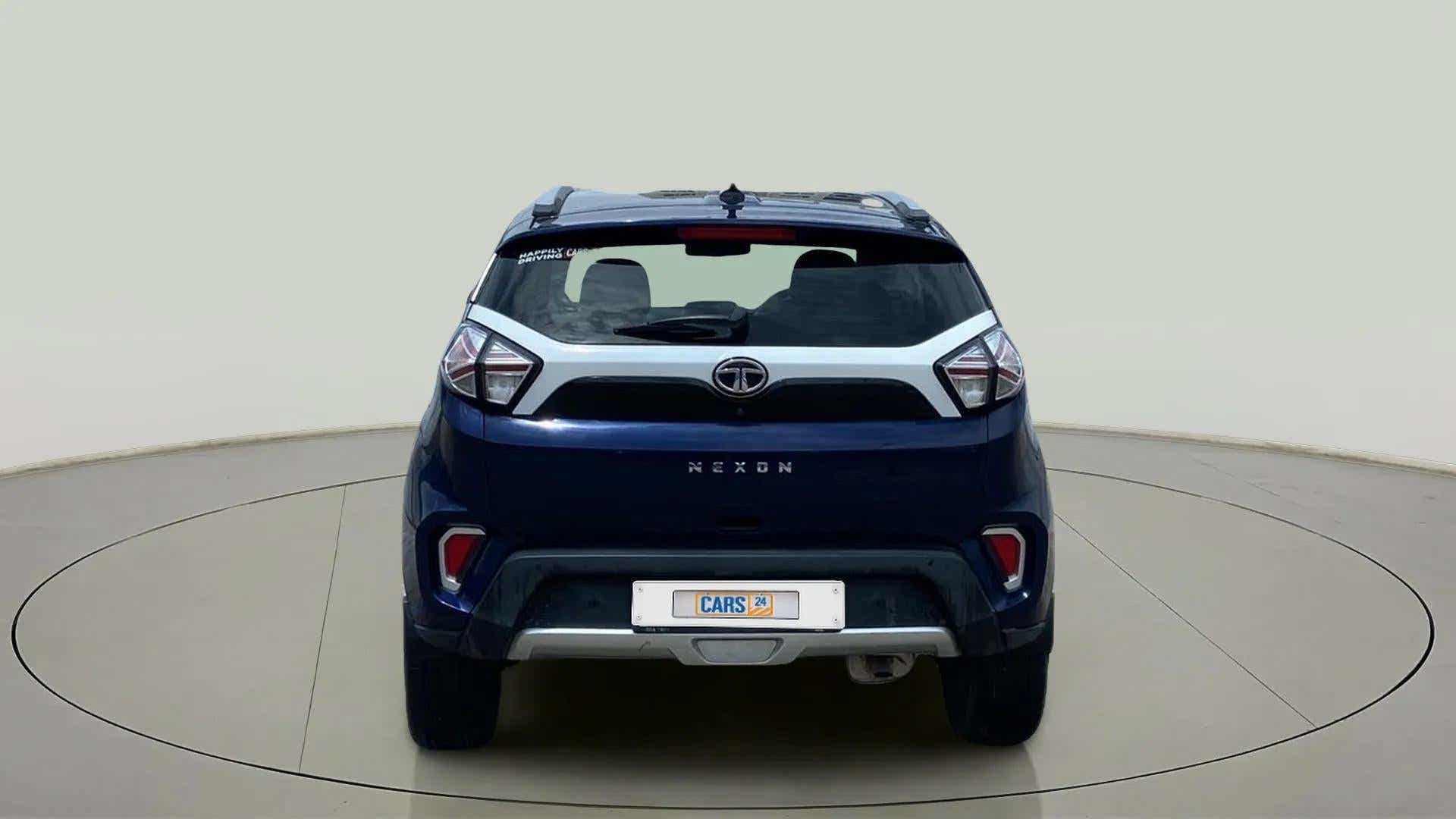 Rear view of a Tata Nexon 2017-2023