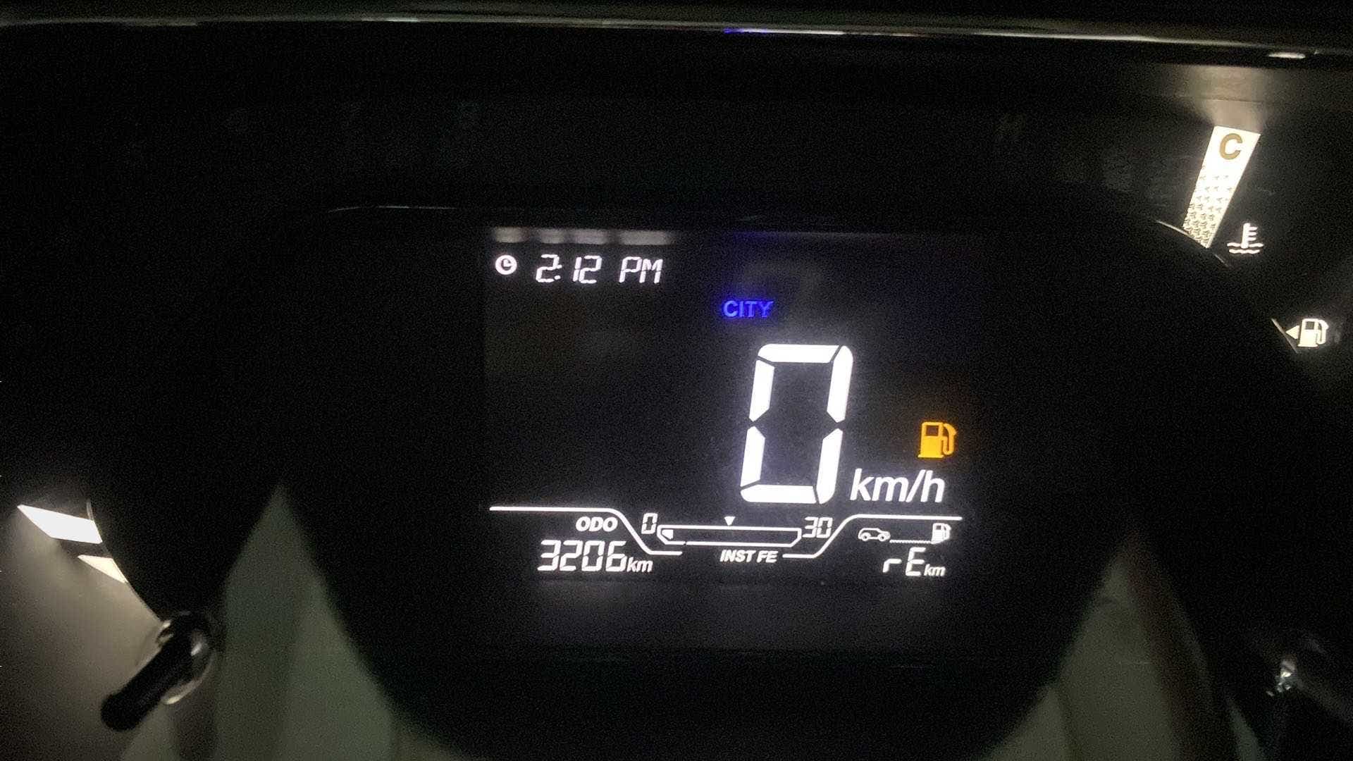 Instrument cluster of a Tata Nexon 2017-2023