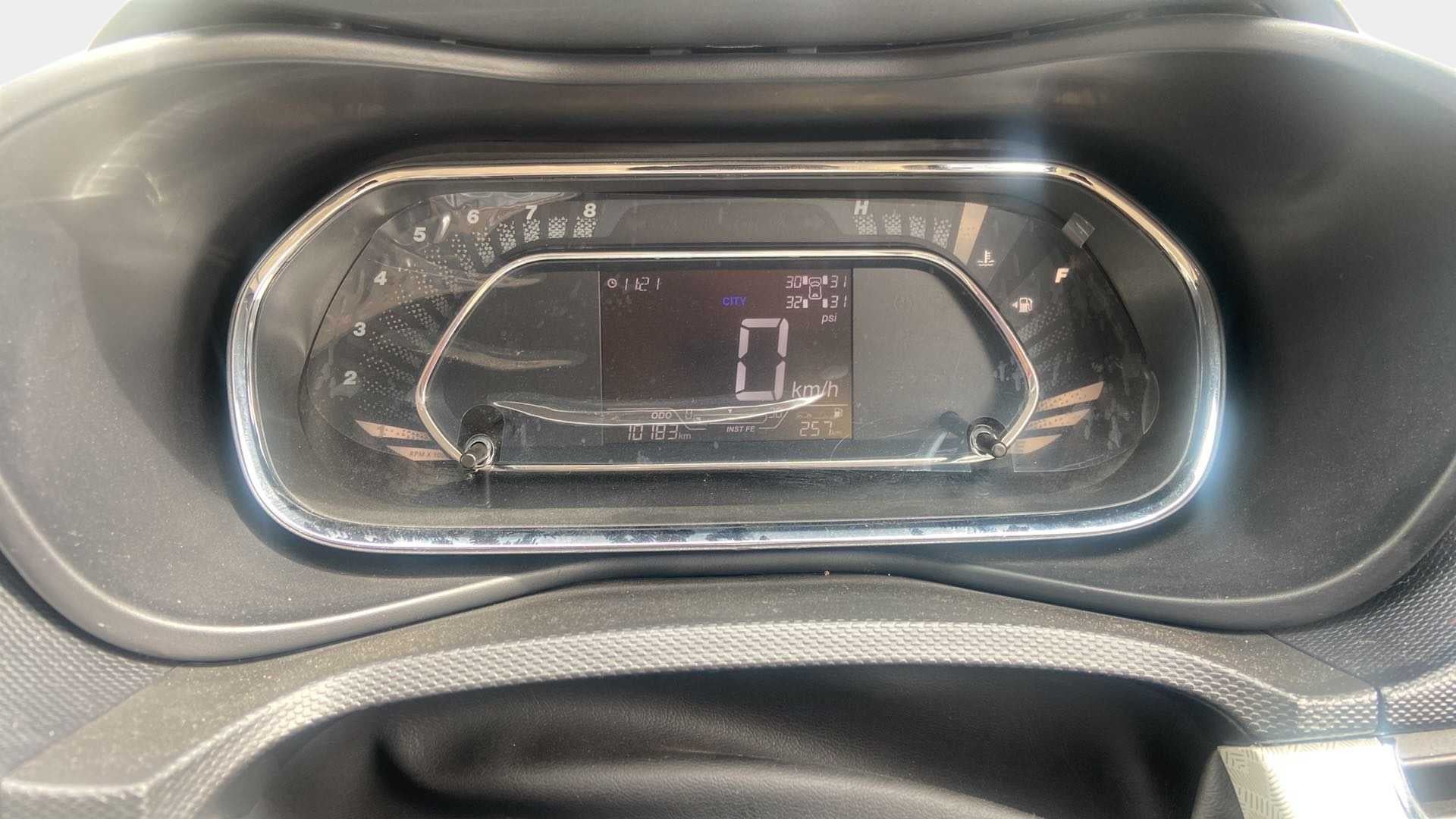 Instrument cluster of a Tata Nexon 2017-2023