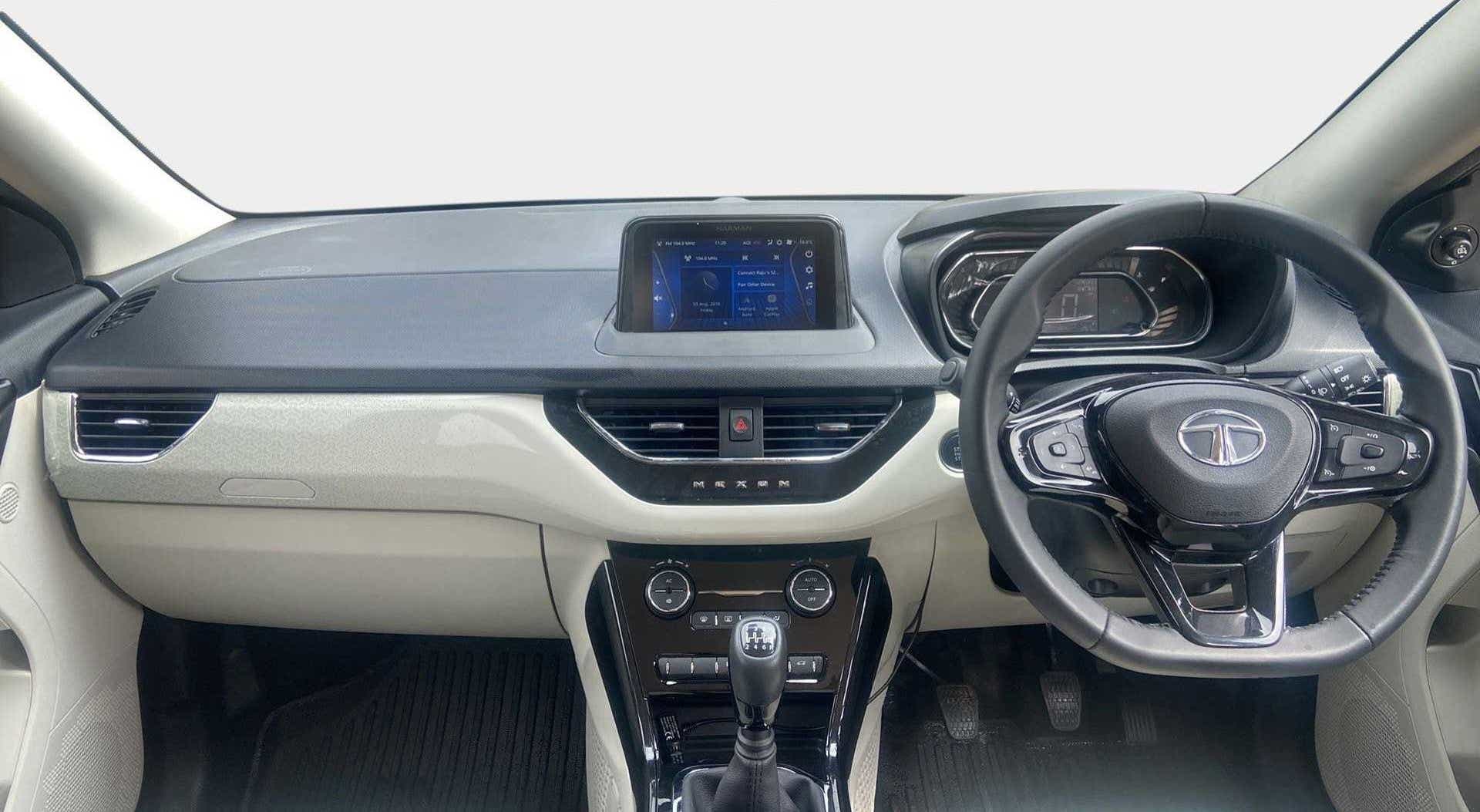 Interior dashboard view of a Tata Nexon 2017-2023