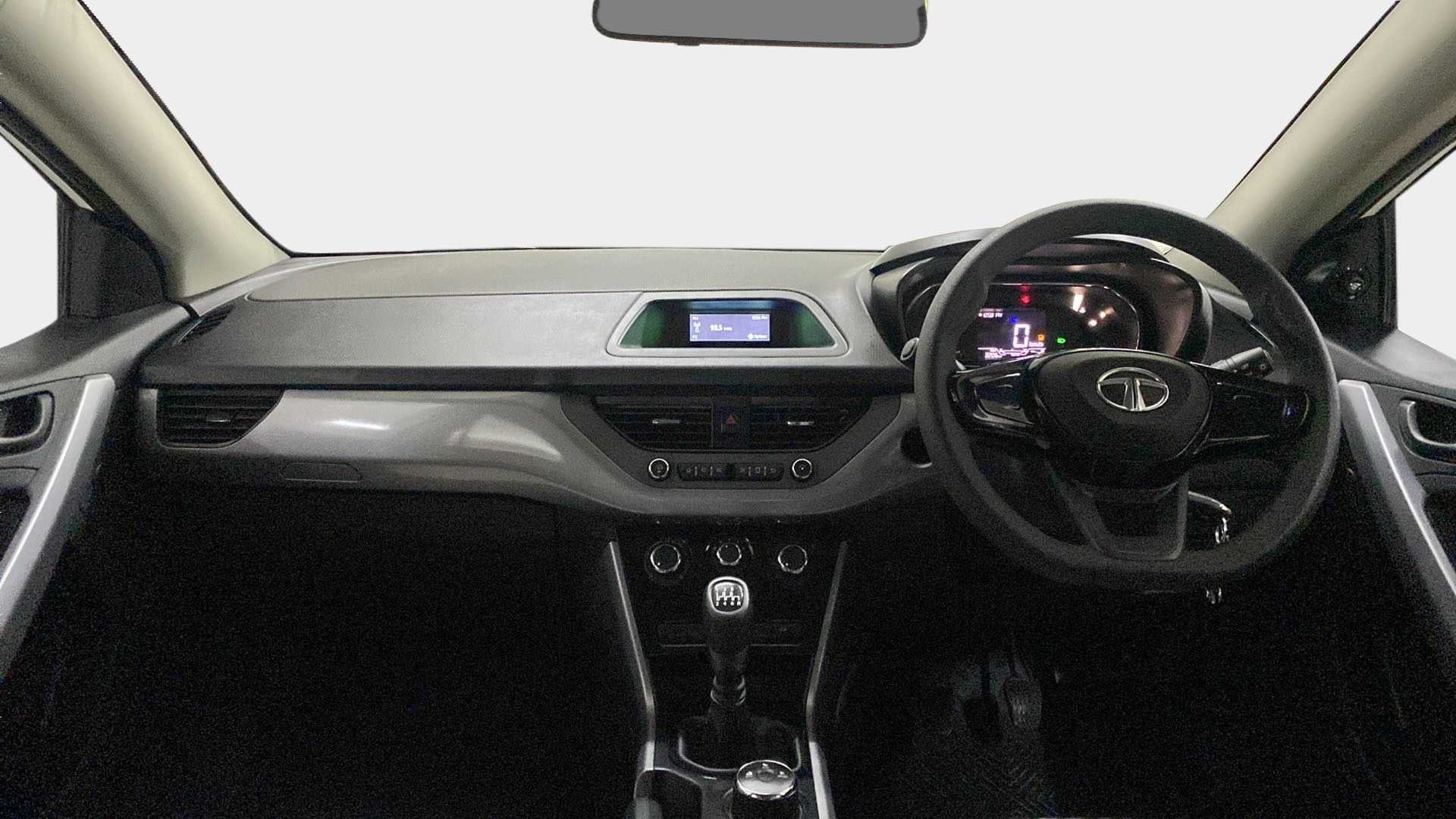 Dashboard and steering wheel of a Tata Nexon 2017-2023
