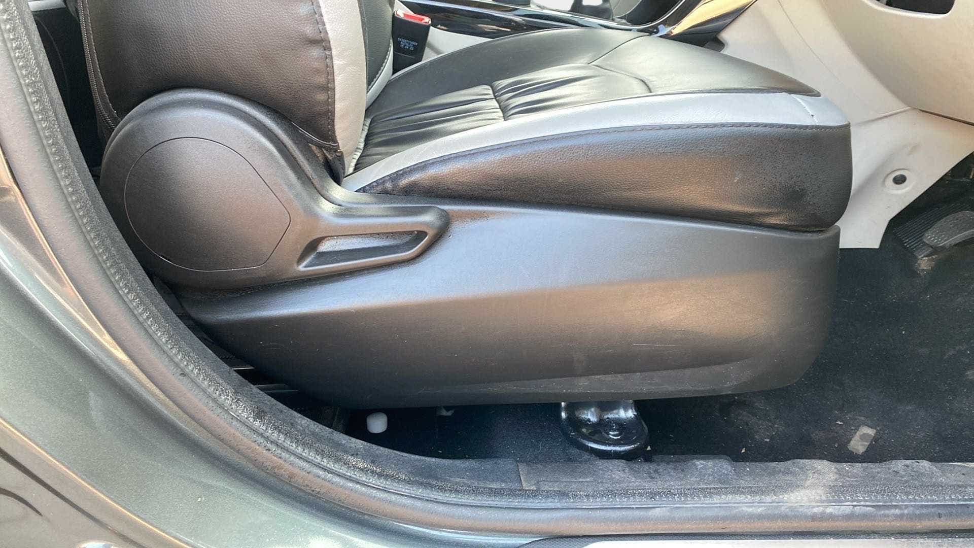 Side view of front seat area in a Tata Nexon 2017-2023