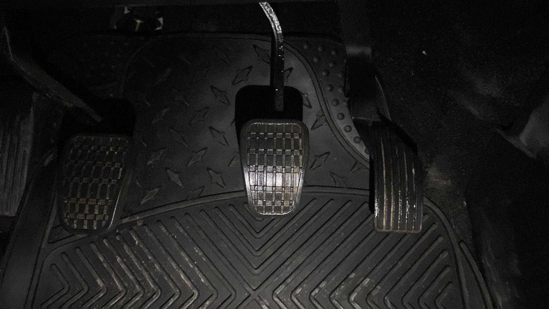 Foot pedals area of a Tata Nexon 2017-2023
